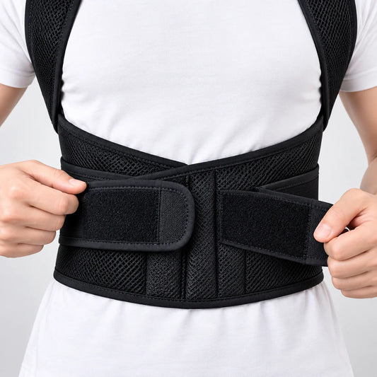 Adjustable Posture Corrector Belt – Upper Back &amp; Shoulder Support
